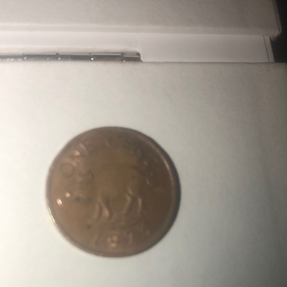 1973 Bermuda Pigback Penny